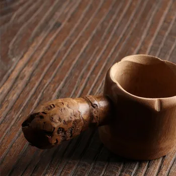 Ustvarjalne Japonski slog Čaj Slovesnosti Bambusa Čaj Filter Meng Zong Bambusa Koren Filter Žlico Čaja Čaj Puščanje Čaj, Set Filter