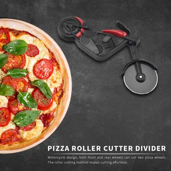 Ustvarjalne Motocikel Pizza Nož Kolo Pecivo Pita Kruh, Kuhinja Restavracija, Iz Nerjavnega Jekla Hole Punch Peko