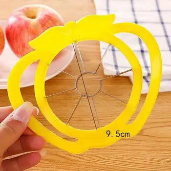 Ustvarjalne Praktične Kuhinjske Potrebščine Naključno Barvo Apple Obliko Rezilo Iz Nerjavečega Jekla Apple Slicer