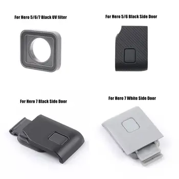 UV Filter Objektivu Vrata Pokrov USB-C Mini HDMI-združljiva Vrata Strani Zaščitnik Zamenjava za Go-Pro HERO5/6/7 Črna/7