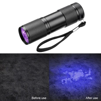 UV Svetilka 21LED 9LED UV Svetlobo 395-400nm LED UV Svetilko linterna Ultravijolično Svetlobo Črno Lučka Za Psa Madeže Urina Odkrivanje