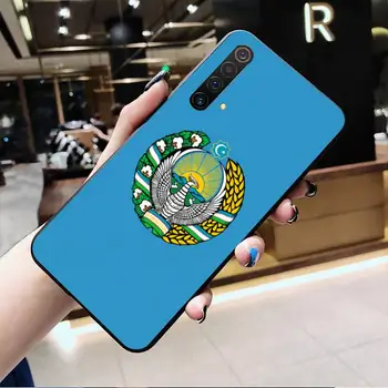 Uzbekistan Nacionalno Zastavo Primeru Telefon Za NASPROTNEGA Realme 6 Pro Realme C3 5 Pro C2 RENO2-Z A11X