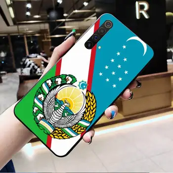 Uzbekistan Nacionalno Zastavo Primeru Telefon Za NASPROTNEGA Realme 6 Pro Realme C3 5 Pro C2 RENO2-Z A11X