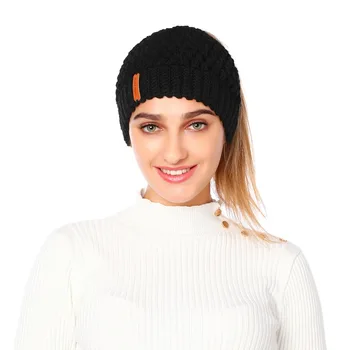 V evropi in zda jesen in zimo, pletene klobuk ženske nov slog prazno vrh volnene klobuk toplo čop klobuk puloverju skp