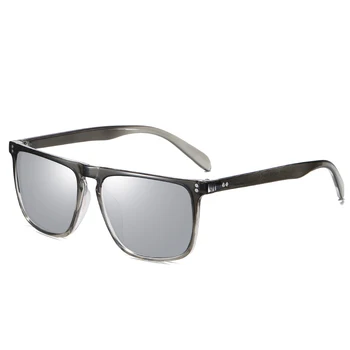 VCKA Moških Polarizirana TR90 Vintage sončna Očala Anti-UV Vožnje Voznika Očala Očala Pravokotnik Odtenki Moških Oculos masculino Moški
