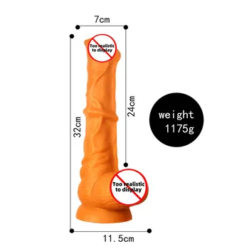 Veliko Konj Penis Tekoče Silikona Realističen Dildo Strapon Velik Penis Sex Igrače Odraslih Ženska Masturbacija Sex izdelki