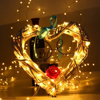 Vesel Božič Okraski za Dom LED Osvetlitev 2020 Novo Leto Garland Niz Luči Valentinovo Poroka Okraski Stranka Dekor