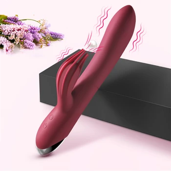 Vibrator 10 Speed USB Polnilne Močan Vibrator Rabbit Vibrator za Ženske Klitoris in G-spot stimulacije Masaža Adult sex igrače