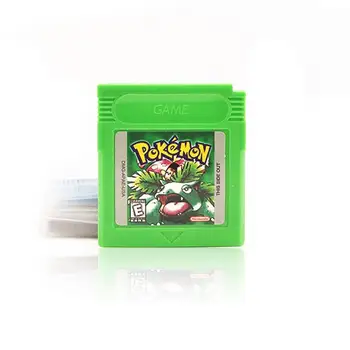 Video Igre za 16 Bit Kartuše Pokemon Igre Konzole Kartice Serije Modra, Zelena, Srebrna Kristalno Rumeno Rdeče Zlato Različico