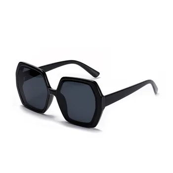 Vintage Prevelik Kvadratnih sončna Očala Ženske Luksuzne blagovne Znamke Black Leopard sončna Očala Moški Ženski Elegantni Veliko Odtenkov UV400 oculos