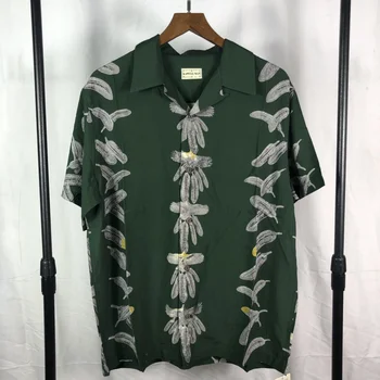Visoko Kakovost KAPITAL Majica Moški Ženske 1:1 ulične Havajih slog Plaži Tees KAPITAL Majice