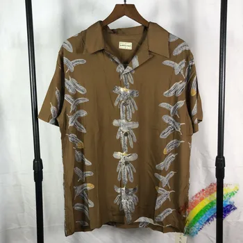 Visoko Kakovost KAPITAL Majica Moški Ženske 1:1 ulične Havajih slog Plaži Tees KAPITAL Majice