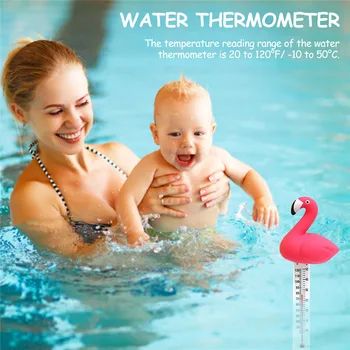 Voda, Termometer, Flamingo Plavajoče Trajne Bazen Termometer Risanka Ribnik Nadzorovanja Temperature