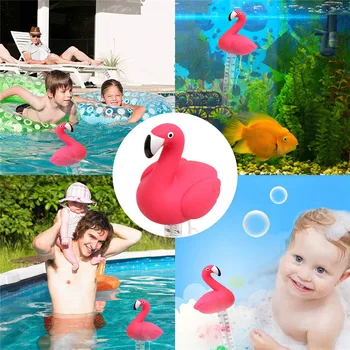 Voda, Termometer, Flamingo Plavajoče Trajne Bazen Termometer Risanka Ribnik Nadzorovanja Temperature