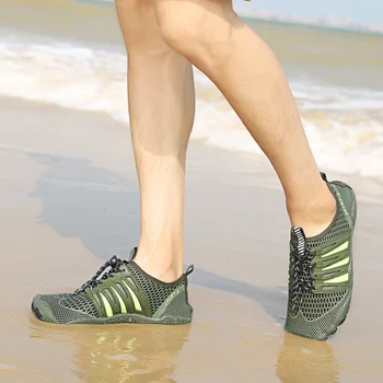 Vodo, Čevlji za Moške Superge Bos Prostem Plaži Sandali višji stopnji, ki so Aqua Čevlji Quick-Dry Reke, Morja, Potapljanje, Plavanje Veliki velikost