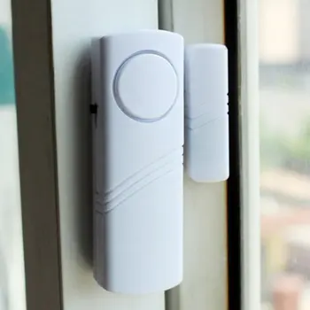 Vrata, Okna Brezžični Protivlomni Alarm s Magnetni Senzor Home Varnost Brezžičnega Več Varnostnega Sistema Naprave 90dB Belo, Debelo