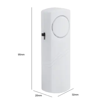 Vrata, Okna Brezžični Protivlomni Alarm s Magnetni Senzor Home Varnost Brezžičnega Več Varnostnega Sistema Naprave 90dB Belo, Debelo