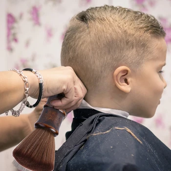 Vratu Čopiča Vlaken Frizerski Barber Čiščenje Hairbrush Salon Las Zamah Krtačo za Lase Dekorativni Skrb Dodatki