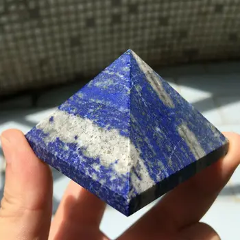 Vrh Naravnih Lapis lazuli piramida kristalno čaker quartz palico točke zdravljenja
