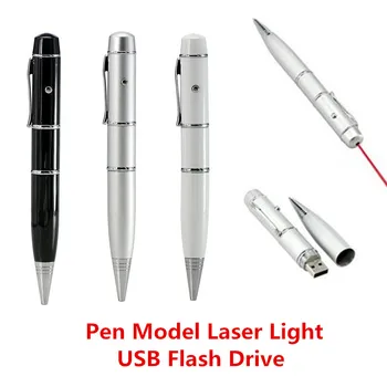 Vroče Kemični svinčnik model Lasersko Svetlobo usb flash pen drive memory stick pendrive 4GB 8GB 16GB 32GB 64GB Poslovno darilo USB Gonilnik