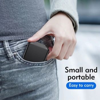 Vroče Mini Magnetno Moč Banke Brezžično Polnjenje Za iPhone, Samsung Oporo Obroč Prenosni Polnjenje Powerbank Zmogljiv Polnilnik