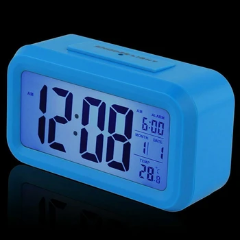 Vroče prodaje LED Digitalna Budilka Ozadja Dremež Izklop Koledar Namizni Elektronski Bcaklight namizne ure Namizni ura