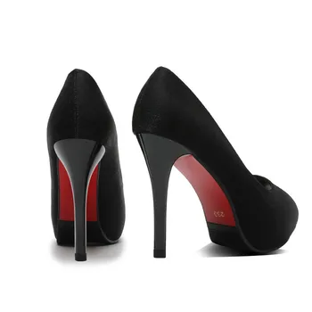 Vroče Prodaje Platformo Shoessexy visokih petah ženske Svile črpalke ženske čevlje peep toe petah stranka poročni čevlji Poročni Čevlji petah