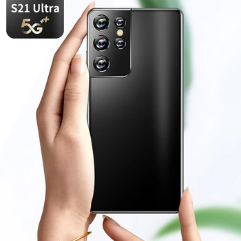 Vroče Prodaje S21 Ultra Smart Phone 8+128GB 24+48MP 5000mAh 6.1 Palčni MTK6889 Obraz ID Mobilni Telefon Globalni Različici 11 Jedro 4G 5G LTE