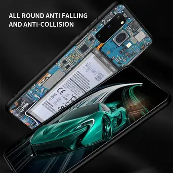 Vroče Prodaje Silikonsko Ohišje Za Samsung Galaxy S20 S21 FE S9 S10 Plus Opomba 20 Ultra 5G 10 Črn Telefon, Pokrov Kamere, Baterija, Kalkulator