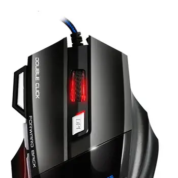 VROČE PRODAJE！！ X7 Gaming Miška Ergonomska Oblika 7 Gumb ABS dvokliknite Ključ Optična Miška za Računalnik