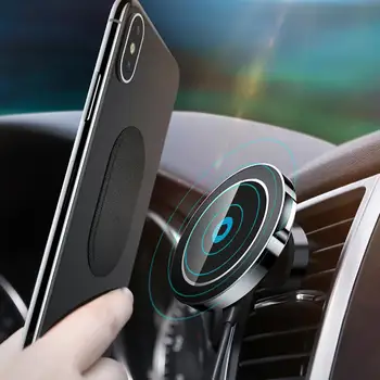 VROČE PRODAJO!!! Brezžični magnetni Avto Zraka Vent Polnilnik Gori Nosilec Nosilec za iPhone Android