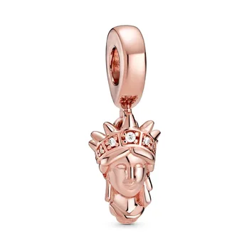Vroče slog 925 sterling srebro čar Pando kroglice za ženske modni srebro ustvarjalne čar krog kroglice DIY nakit darilo