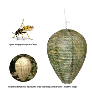 Vrt Drevo Repeller mrčesa Visi Simulirani Wasp Gnezdo Učinkovito Past Enostavno Izvajanje Del prijazno Orodje