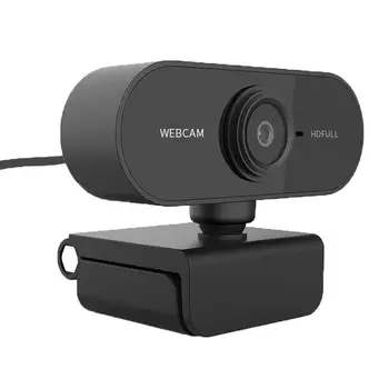 Webcam 1080P 720p 480p HD Z Mikrofonom Vrtljiv Mini Računalnik WebCamera Cam PC Namizja, Spletne Kamere Cam Video Snemanje Dela