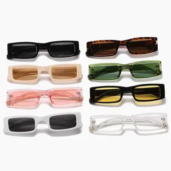 WOENFEL Moda Pravokotnik sončna Očala Ženske Luksuzne blagovne Znamke sončna Očala Oblikovalec Kvadratnih Klasičnih Majhen Okvir Ženski Potovanja Očala