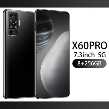 X60 Pro 7.3 palčni 512G HD kamera veliko pomnilnika, Android 10.0 igranje zabava pametni telefon