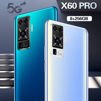 X60 Pro 7.3 palčni 512G HD kamera veliko pomnilnika, Android 10.0 igranje zabava pametni telefon