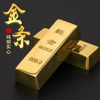XCG Vroče Ponaredek Plastičnih Gold Bar plemenitih kovin, Prop Desk Tabela Dekoracijo Bogastvo Darila