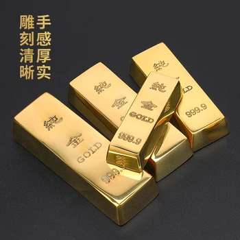 XCG Vroče Ponaredek Plastičnih Gold Bar plemenitih kovin, Prop Desk Tabela Dekoracijo Bogastvo Darila