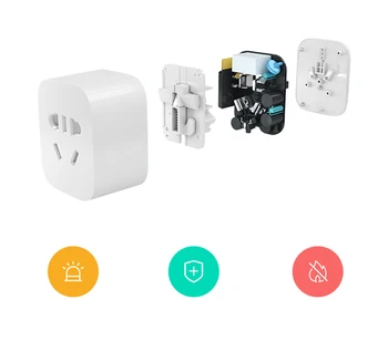 Xiaomi Mijia WIFI Smart Vtičnice Priključite Stikalo za Brezžični Daljinski Socket Adapter Za Pametni Dom App Delo Z Večnamensko Prehod