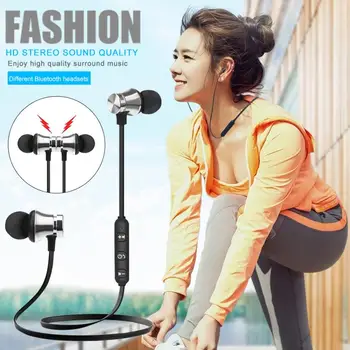 XT11 Bluetooth-združljive Slušalke Šport Magnetni Stereo Šport Nepremočljiva Čepkov Brezžično in-ear Slušalke Z Mikrofonom Za IPhone