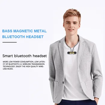 XT11 Bluetooth-združljive Slušalke Šport Magnetni Stereo Šport Nepremočljiva Čepkov Brezžično in-ear Slušalke Z Mikrofonom Za IPhone