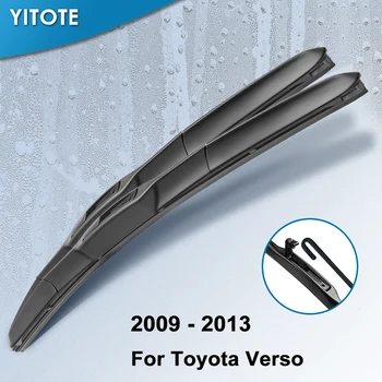 YITOTE vetrobranskega stekla Hibridni Metlice Brisalcev za Toyota Verso Fit Kavljem Roke 2009 2010 2011 2012 2013