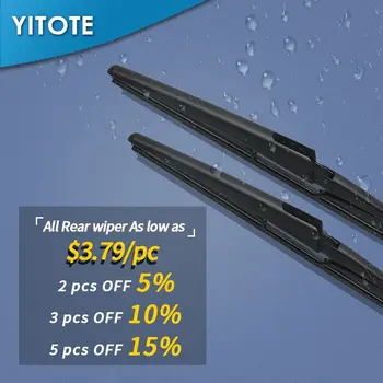 YITOTE vetrobranskega stekla Hibridni Metlice Brisalcev za Toyota Verso Fit Kavljem Roke 2009 2010 2011 2012 2013