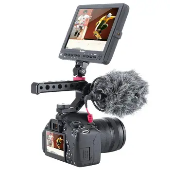 Yiwa Univerzalno težav poiščete za Sony, Nikon Canon Pentax UURig R005 DSLR Fotoaparat Top Grip Ročaj Hladno Čevelj Mount Adapter
