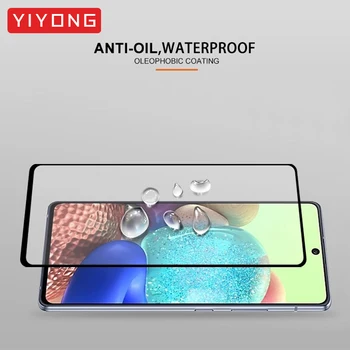 YIYONG 9D Polno Lepilo Za Samsung Galaxy A72 A52 A12 A42 Kaljeno Steklo Screen Protector For Samsung A32 5G F62 M62 A02 A02S Stekla