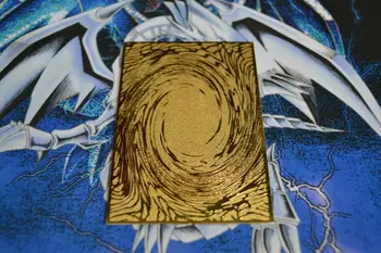 Yu Gi Oh DIY Posebna Proizvodnja Zlata/Modre Oči Končni Zmaj Komplet 2 Zbirateljske Kovin Kartice