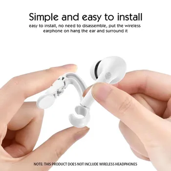 Za Airpods 1 2 Pro Anti-izgubil Imetnik Bluetooth Slušalke Šport Uho Posnetek Kavelj Gori Ušesu Slušalka Kavljem Clamp Nosilec za xiaomi Huawei
