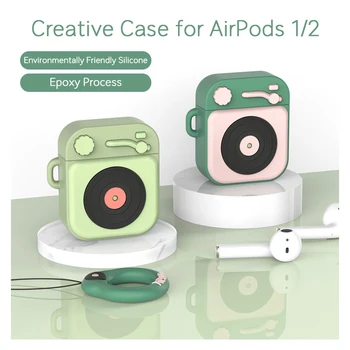 Za Airpods Pro Primeru Risanka Lepe Mehke Silikonske Slušalke Primerih Za Apple Air Stroki Pro 1 / 2 / 3 Brezžične Slušalke Kritje Primera