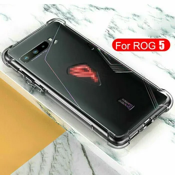Za Asus ROG Telefon 3 ZS661KS Primeru, zračna Blazina Super Mehko Zaščito Jasno Hrbtni Pokrovček Za ASUS Rog Telefon 5 Pro Končni Telefon Primerih